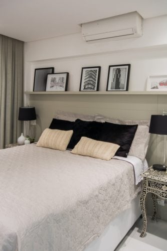 cama do apartamento pequeno por Bordin&Soares