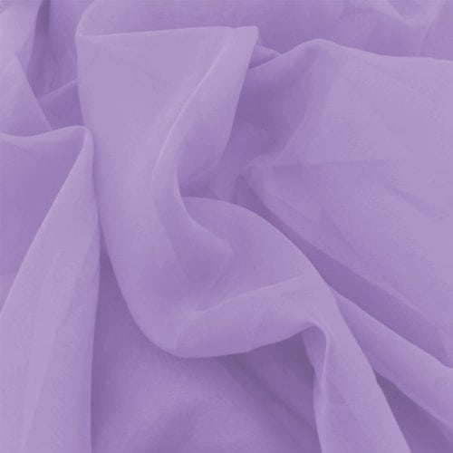 Decorando com o tom lilás. Tecido em voil na cor lilás.