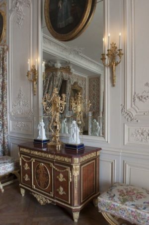 Quarto da Maria Antonieta no Palácio de Versailles.
