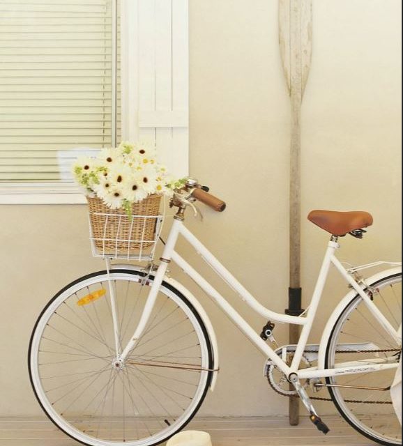 Bike, cada vez mais, incorporada na decoração.