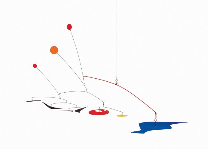 Quatro Bulmerangues, de Alexander Calder para o Museu de Arte Contemporânea em 