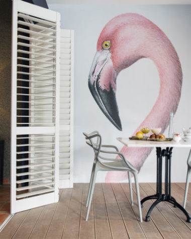 adesivos de flamingo