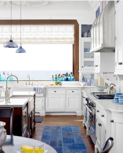 cozinha de verdade azul