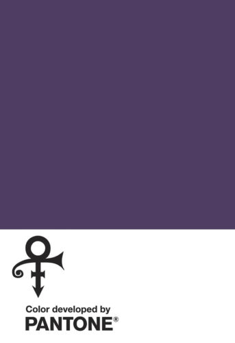 Pantone anuncia novo tom de roxo em homenagem ao cantor Prince. Love Symbol #2