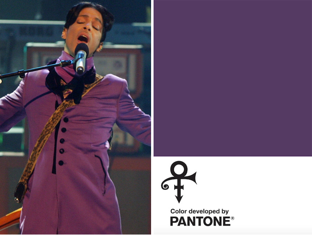 Pantone anuncia novo tom de roxo em homenagem ao cantor Prince. Love Symbol #2