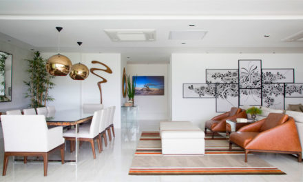 Projeto de Paula Muller traz leveza e conforto no apartamento na Barra