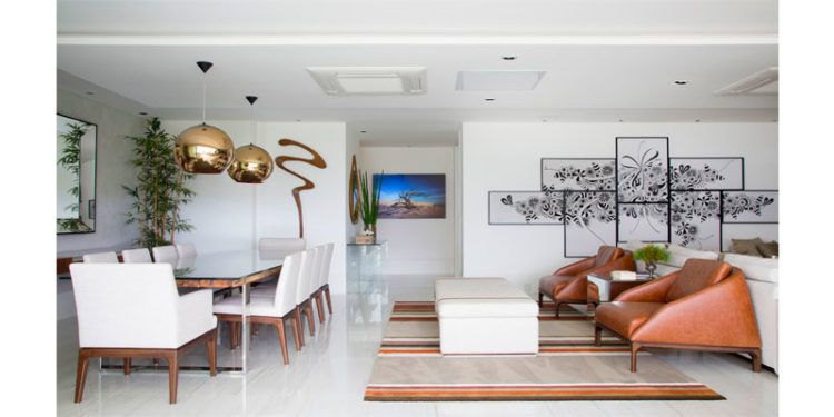 Projeto de Paula Muller traz leveza e conforto no apartamento na Barra