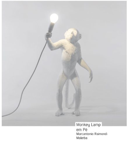 Monkey Lamp. As luminárias de macaco invadiram a decoração.