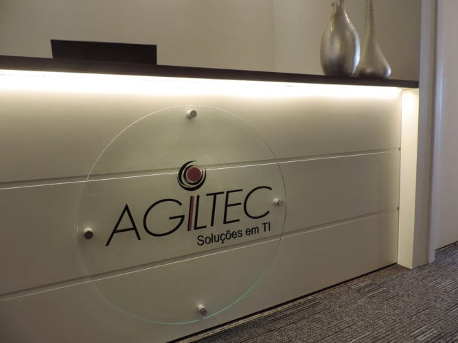 Recepção da empresa Agiltec