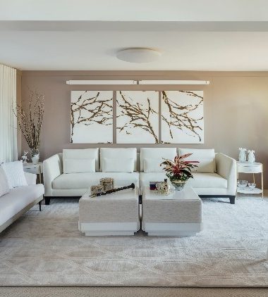 Living do ambiente de Paula Schwartz para CasaCor RS