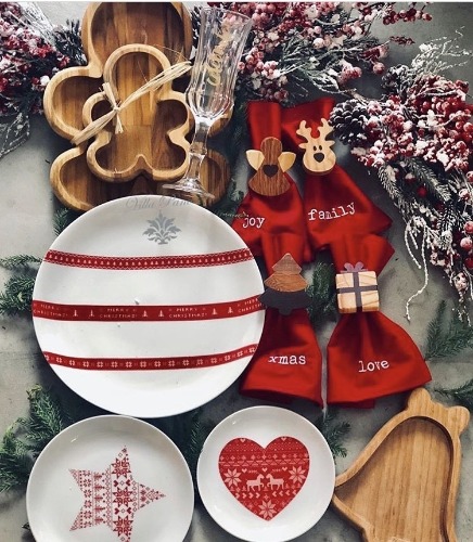 Peças para decorar a mesa de natal, louça e guardanapos. INSPIRAÇÃO E SUPER DICAS PARA A SUA MESA DE NATAL! 2018