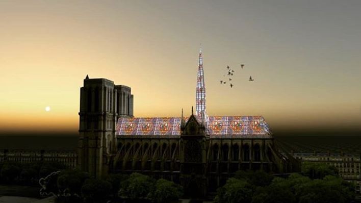 9 alternativas para a reconstrução da Catedral de Notre-Dame