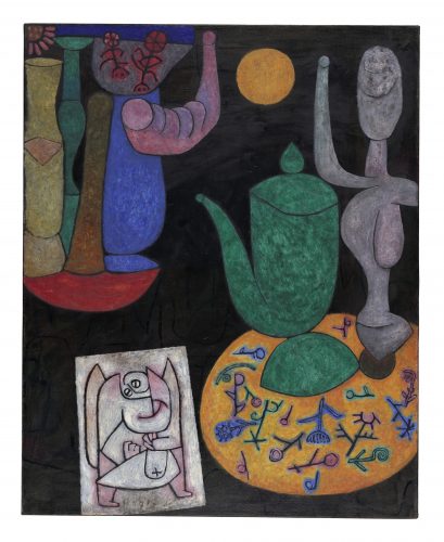 Paul Klee | Ohne Titel (Letztes Stilleben), 1940 | Untitled (Last Still Life)| Sem Título (última natureza-morta) | óleo sobre tela| 100 x 80,5 cm | Zentrum Paul Klee, Berna, doação de Livia Klee