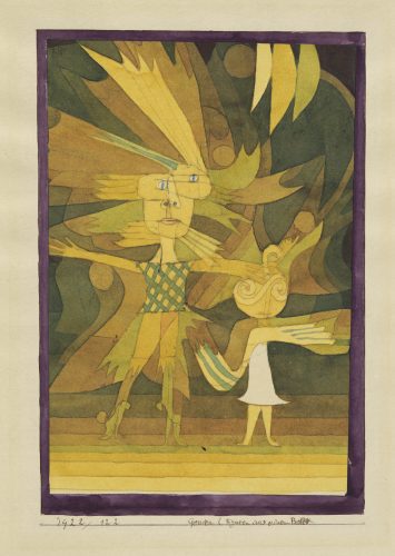 Paul Klee | Genien (Figuren aus einem Ballett), 1922, 122 | Genii (Figures from a Ballet)| Gênios (personagens de um balé) | 