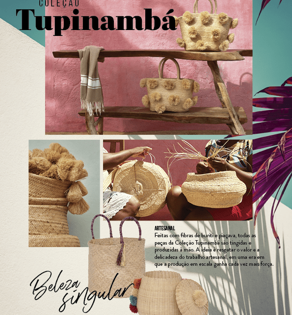 Westwing+Projeto Akra lançam a Coleção Tupinambá