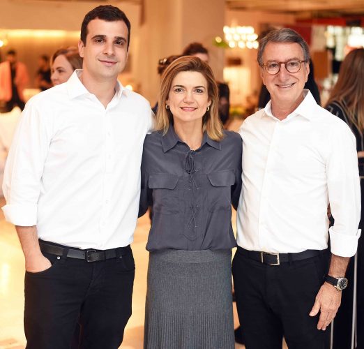 Paulo Crosman, Flavia Marcolini e Salomão Crosman.