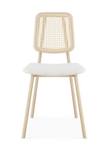Novidade vindo de SP para o mercado de Décor no Rio. Marca OVO com design exclusivo.. Cadeira em madeira clara e encosto em palhinha