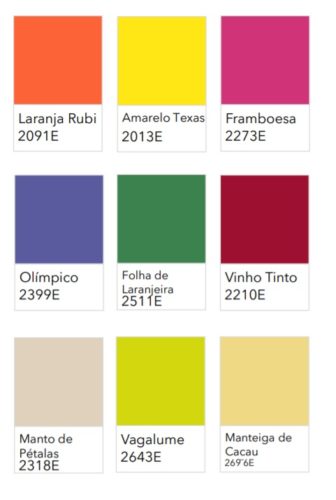 As cores de 2021 eleitas pelas Tintas Coral, Sherwin-Williams, Eucatex e Suvinil