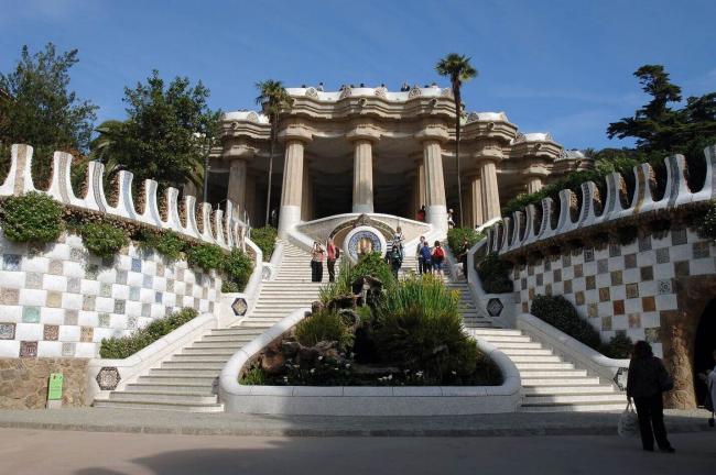 Parque Güell, obra de Antonio Gaudi em Barcelona