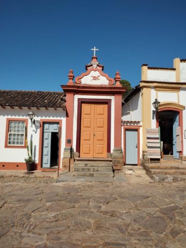 Oratório na cidade de Tiradentes