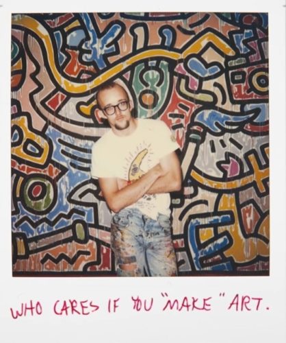 URBANOGRAFIA ou Arte de Rua, foto do artista Keith Haring