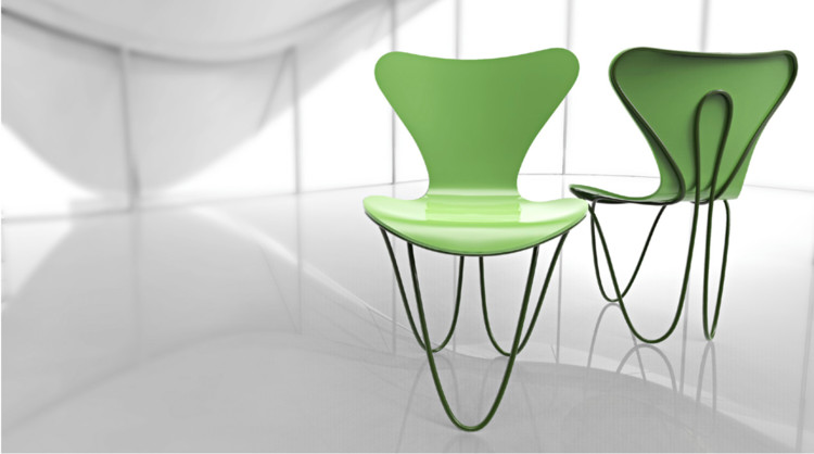 7 cool architects, versão da cadeira series7 de zaha Hadid