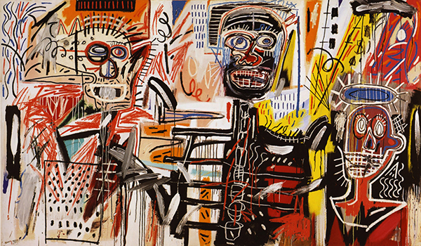 Obra de Jean Michel Basquiat. 