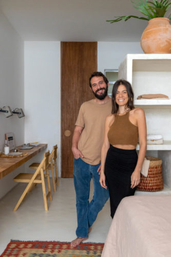 Os arquitetos, Pedro Pantoja e Mariana Teixeira.