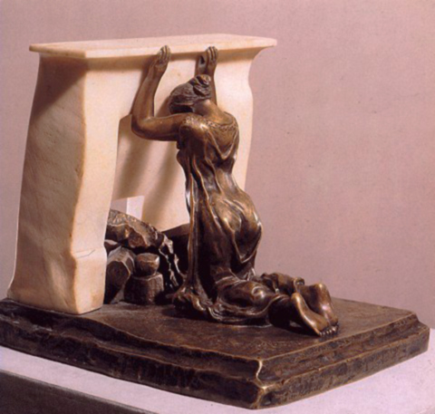 Escultura "Pensamento Profundo", de Camille Claudel.