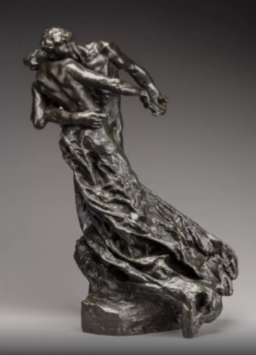 Escultura "A Valsa", de Camille Claudel.