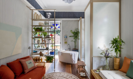 Sala de banho na CasaCor Rio 2023
