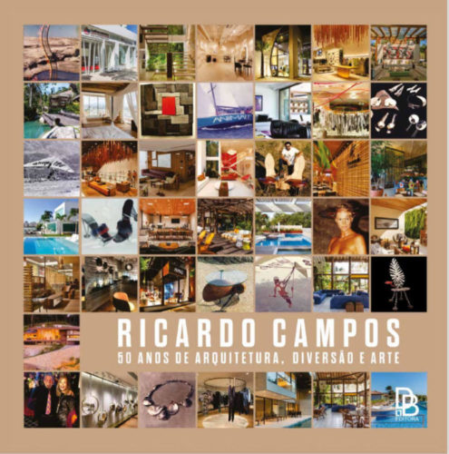 Ricardo Campos celebra 50 anos de carreira lançando uma autobiografia, capa do livro
