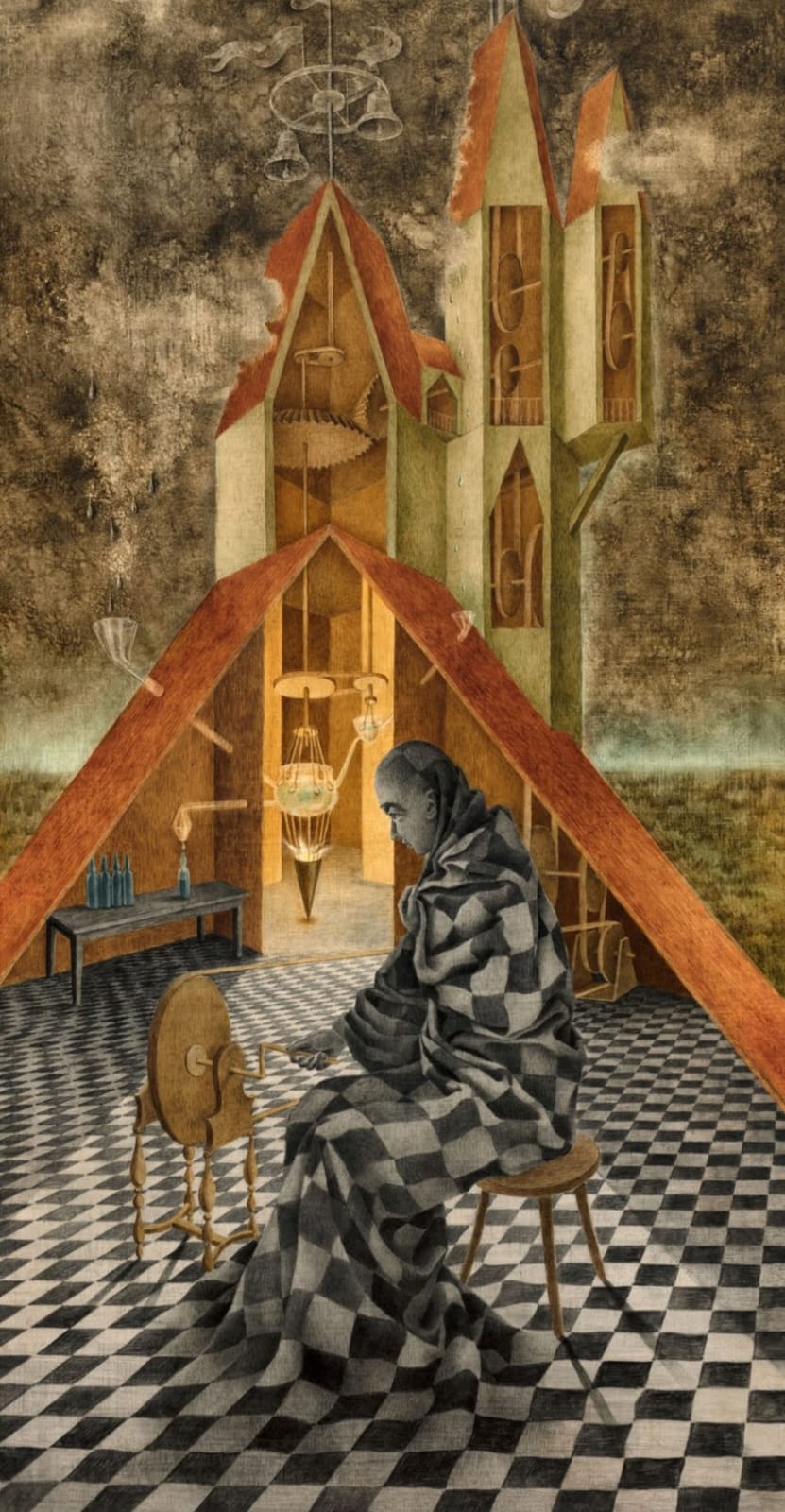 Mulheres surrealistas: Remedios Varo, “Ciencia Inutil, o El Alquimista” , 1955