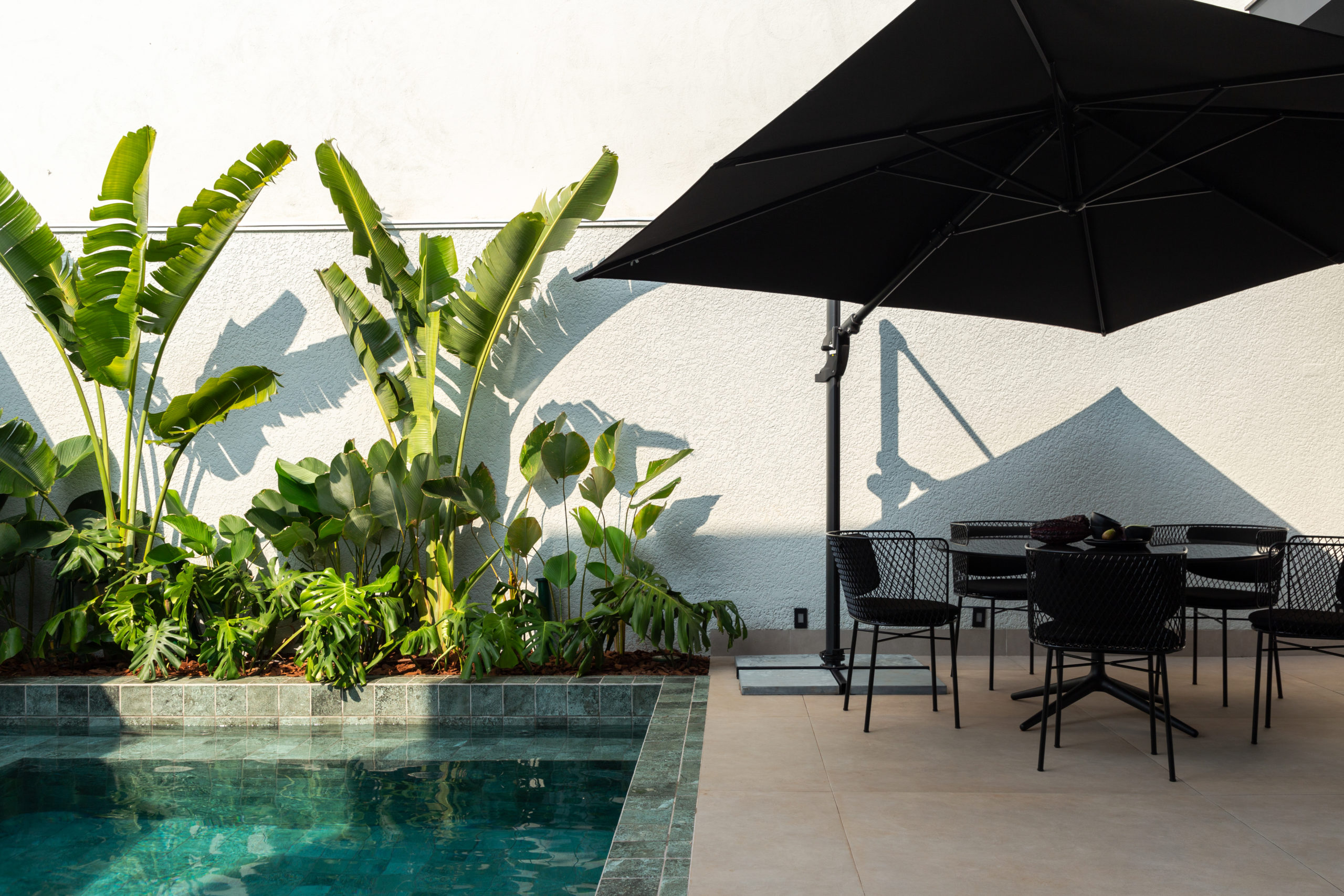 paisagismo e piscina