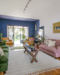 sala de estar e varanda