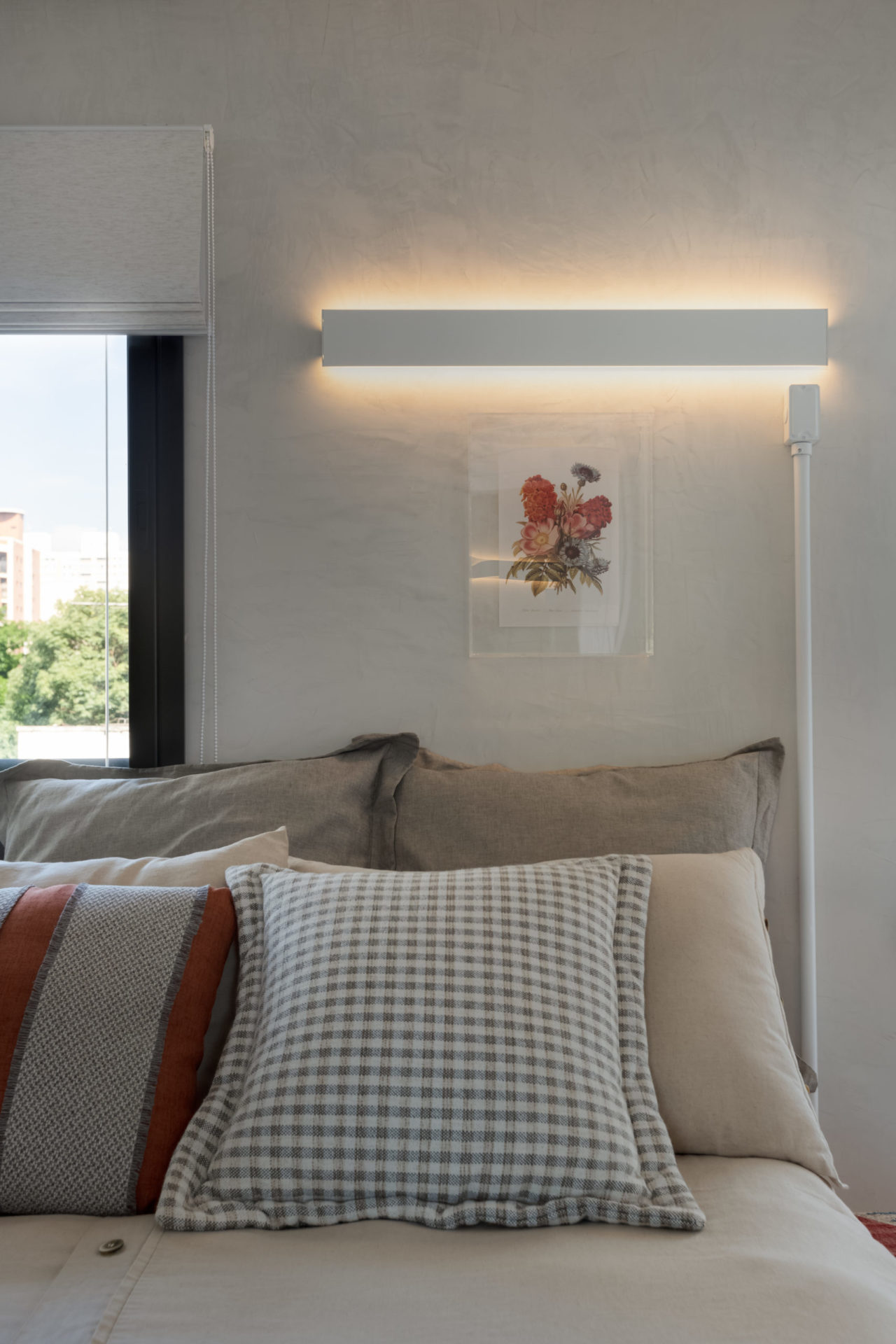 iluminação de quarto