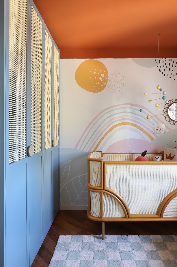 teto colorido quarto de bebê