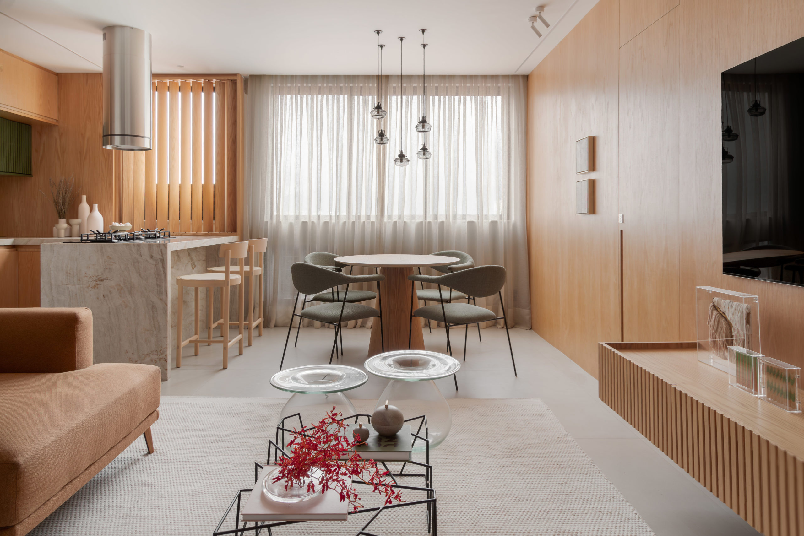 Após reforma geral apartamento ganha décor leve e minimalista