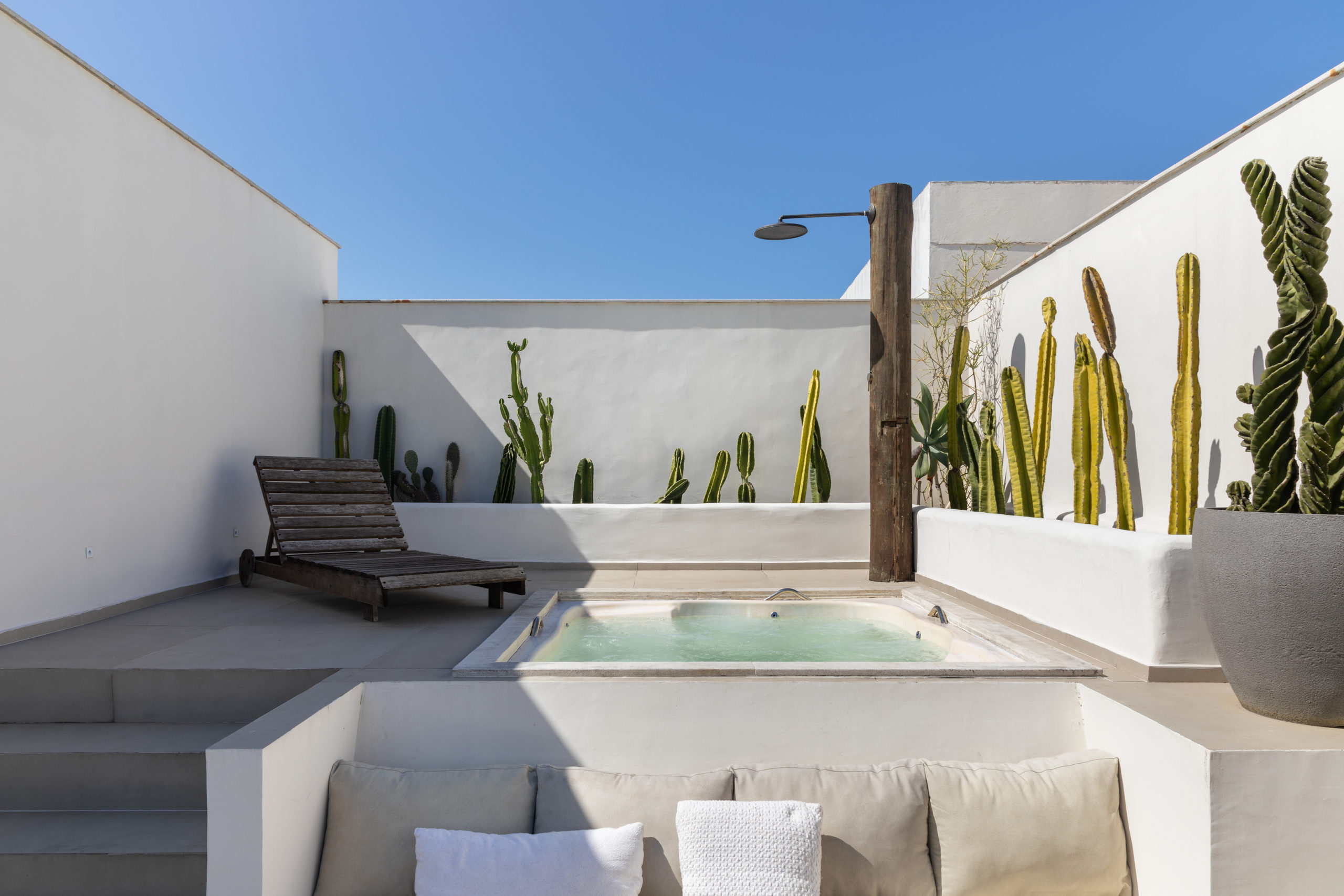 spa com chuveirão