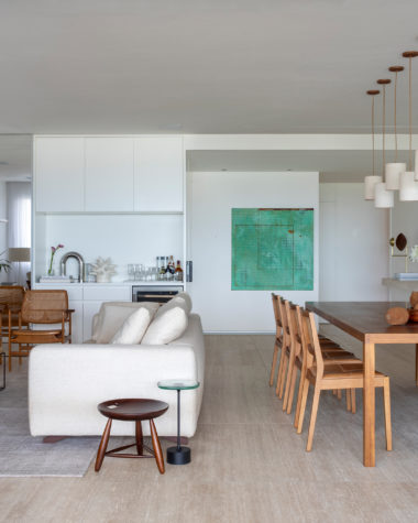 sala de jantar e estar
