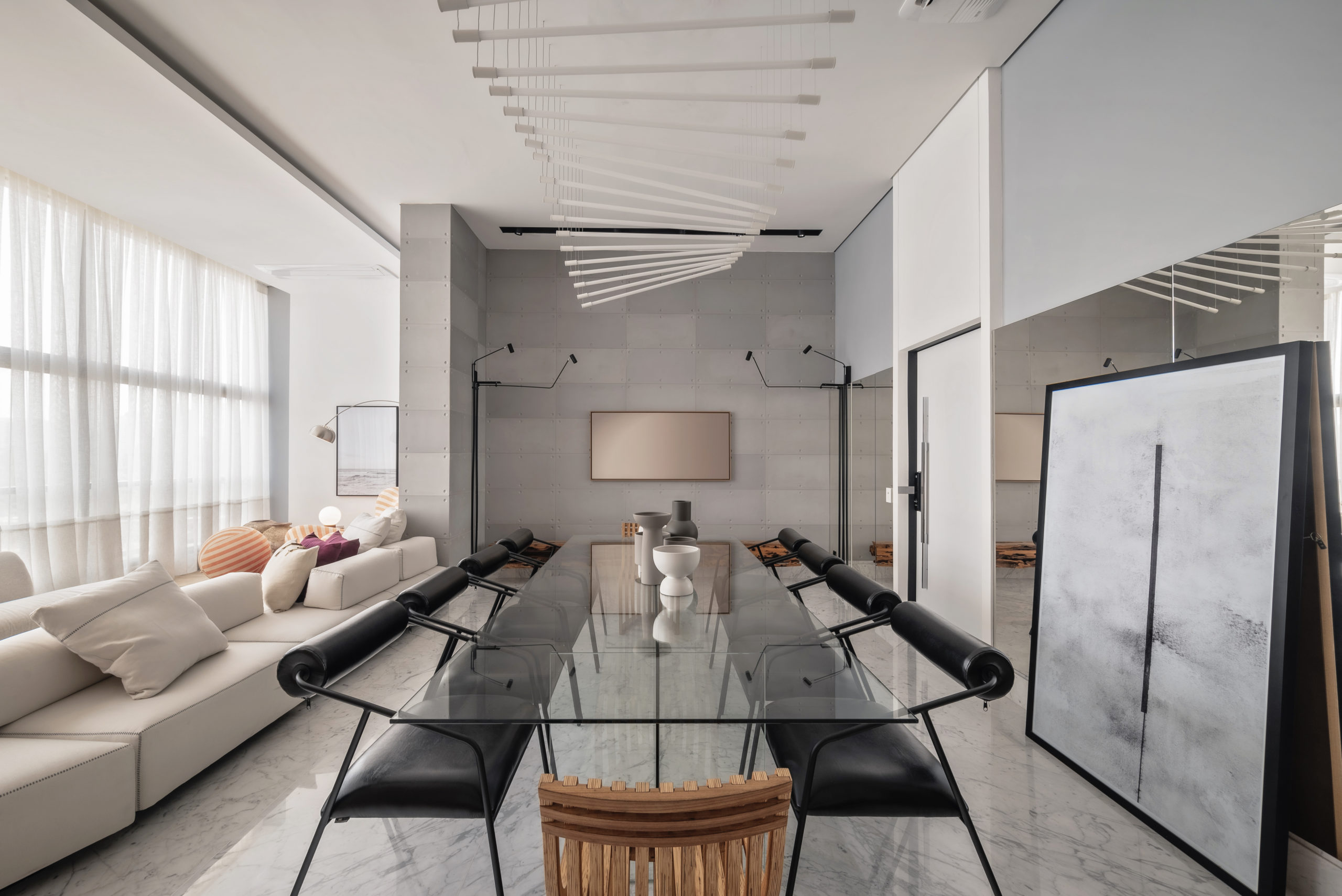 sala de jantar e de estar