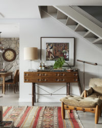 sala com escada