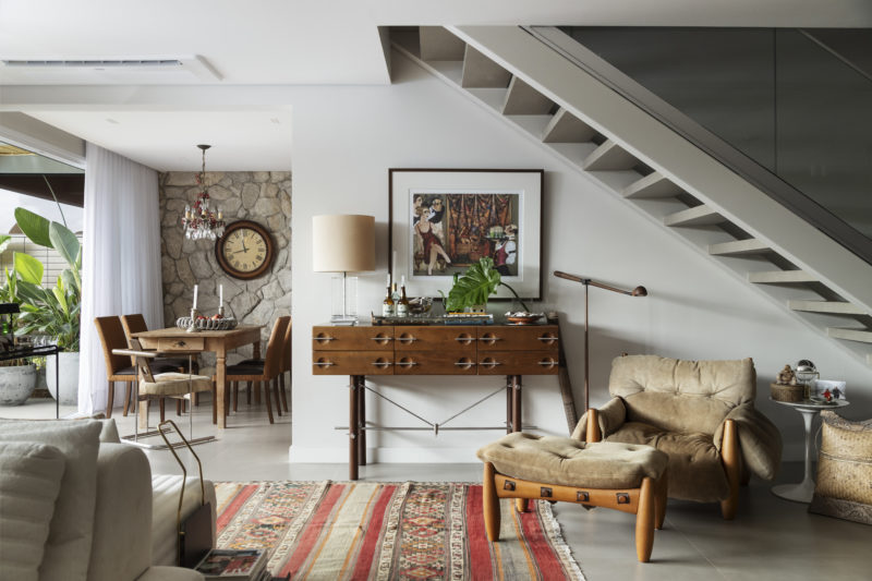 sala com escada