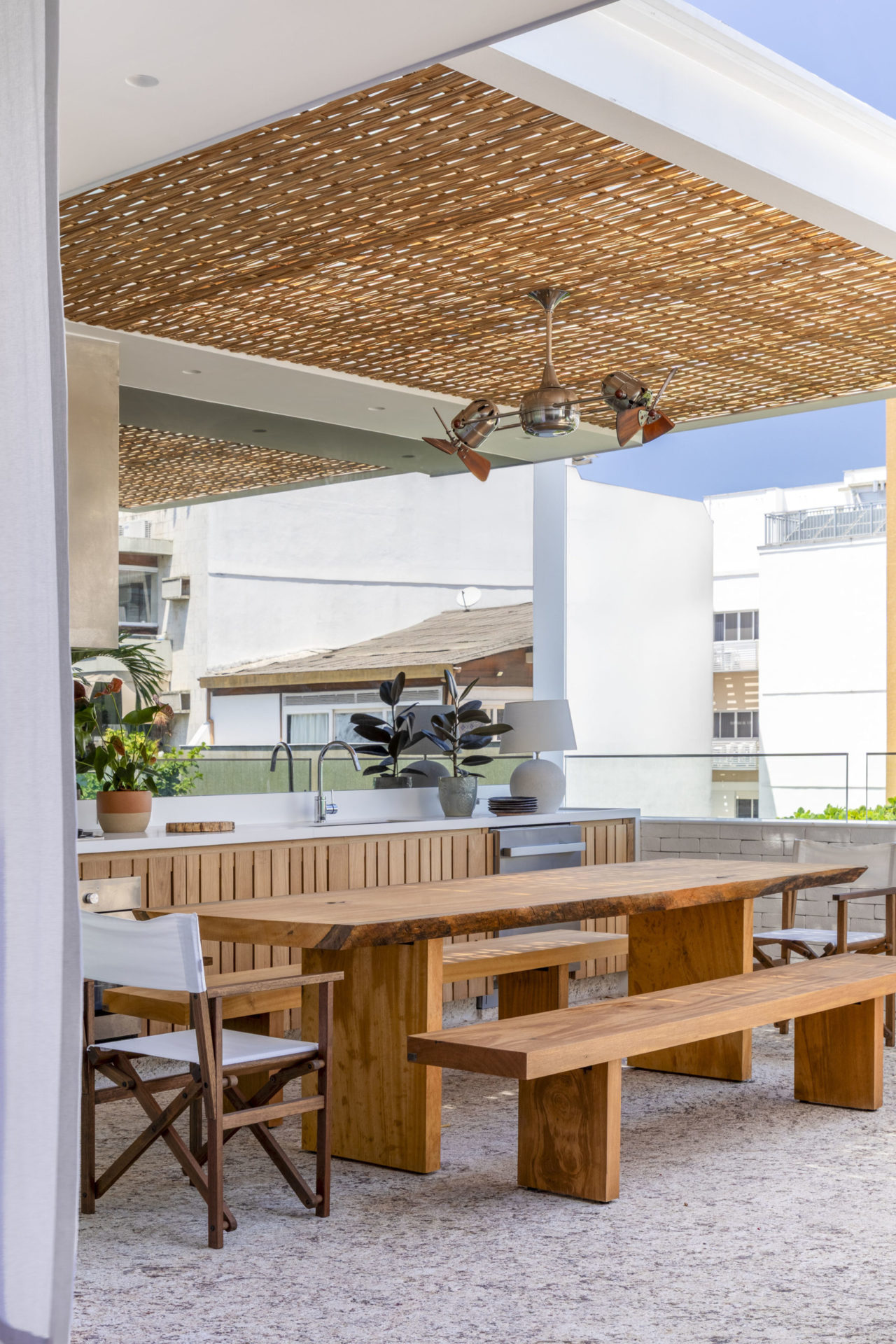 terraço com área gourmet