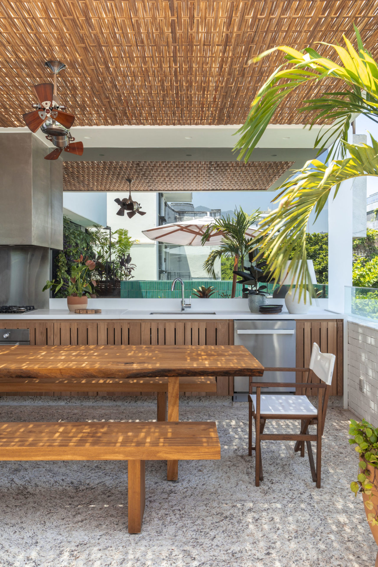 terraço com área gourmet
