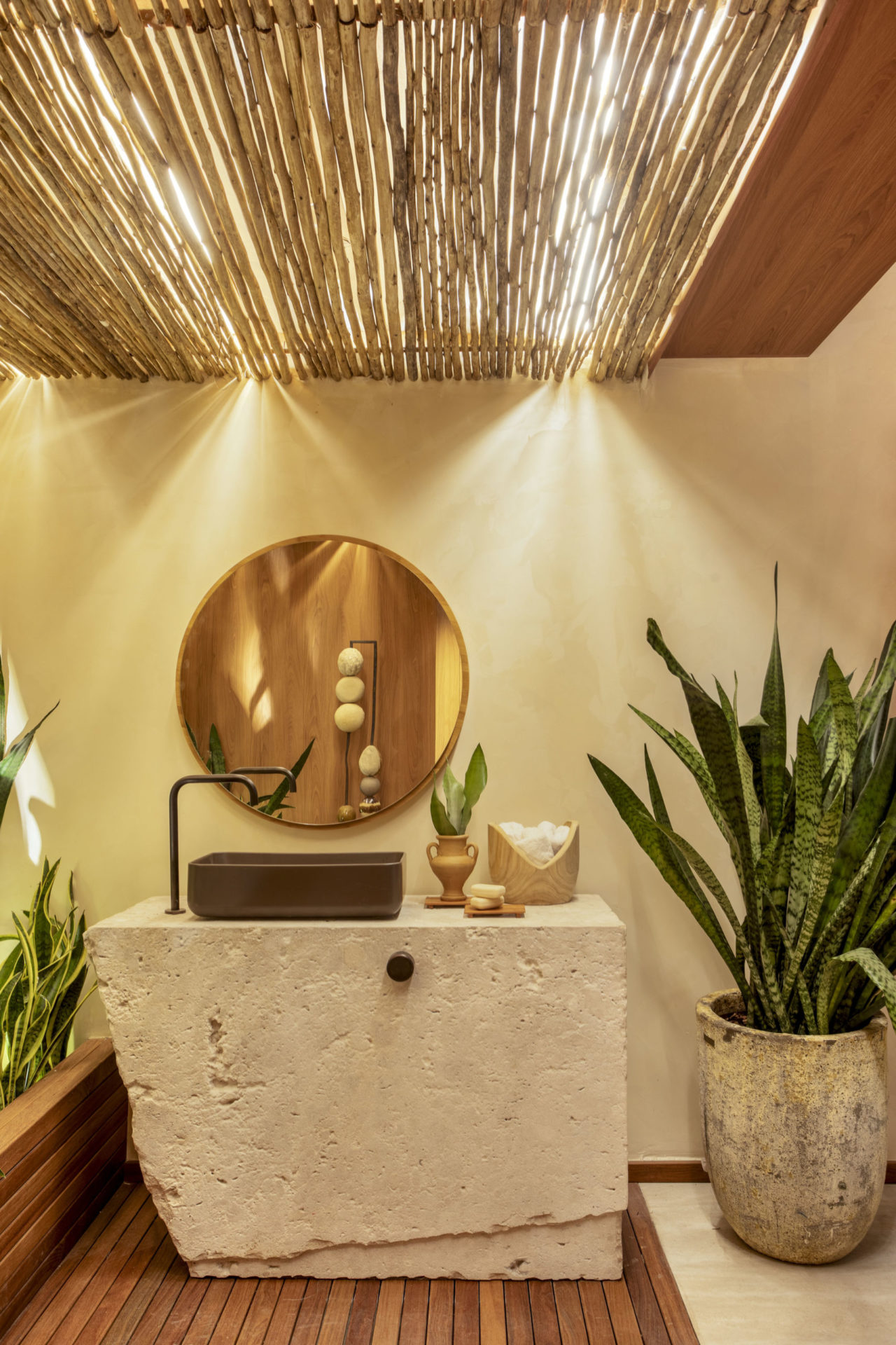 lavabo em Casa de Jorge