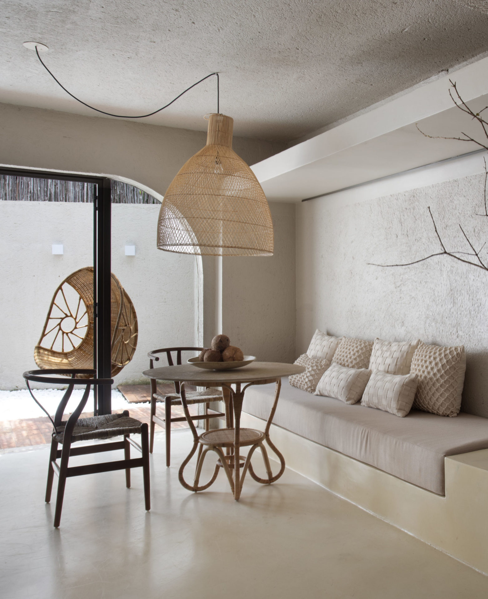 na foto sala e varanda