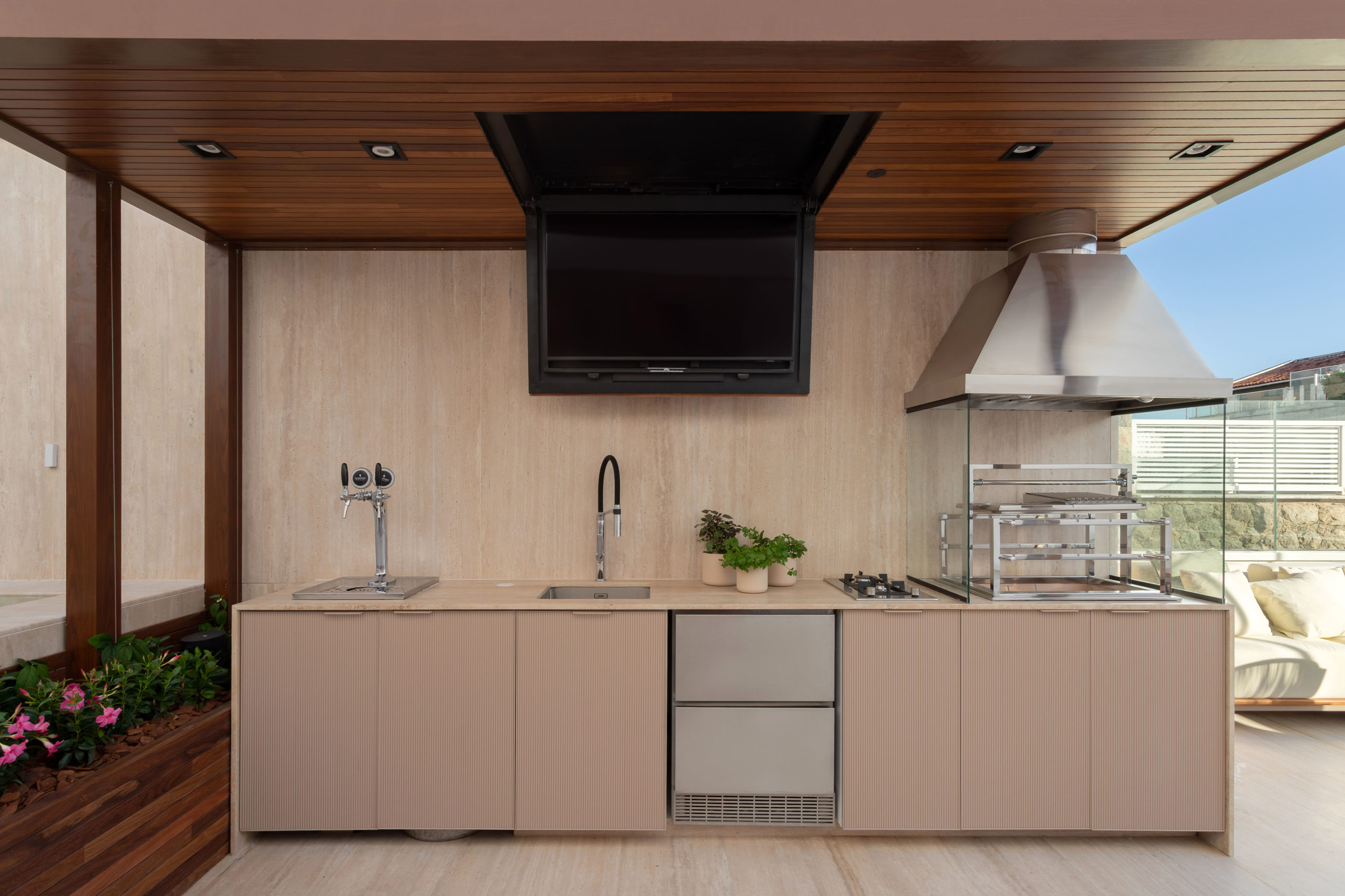 na foto área de lazer gourmet