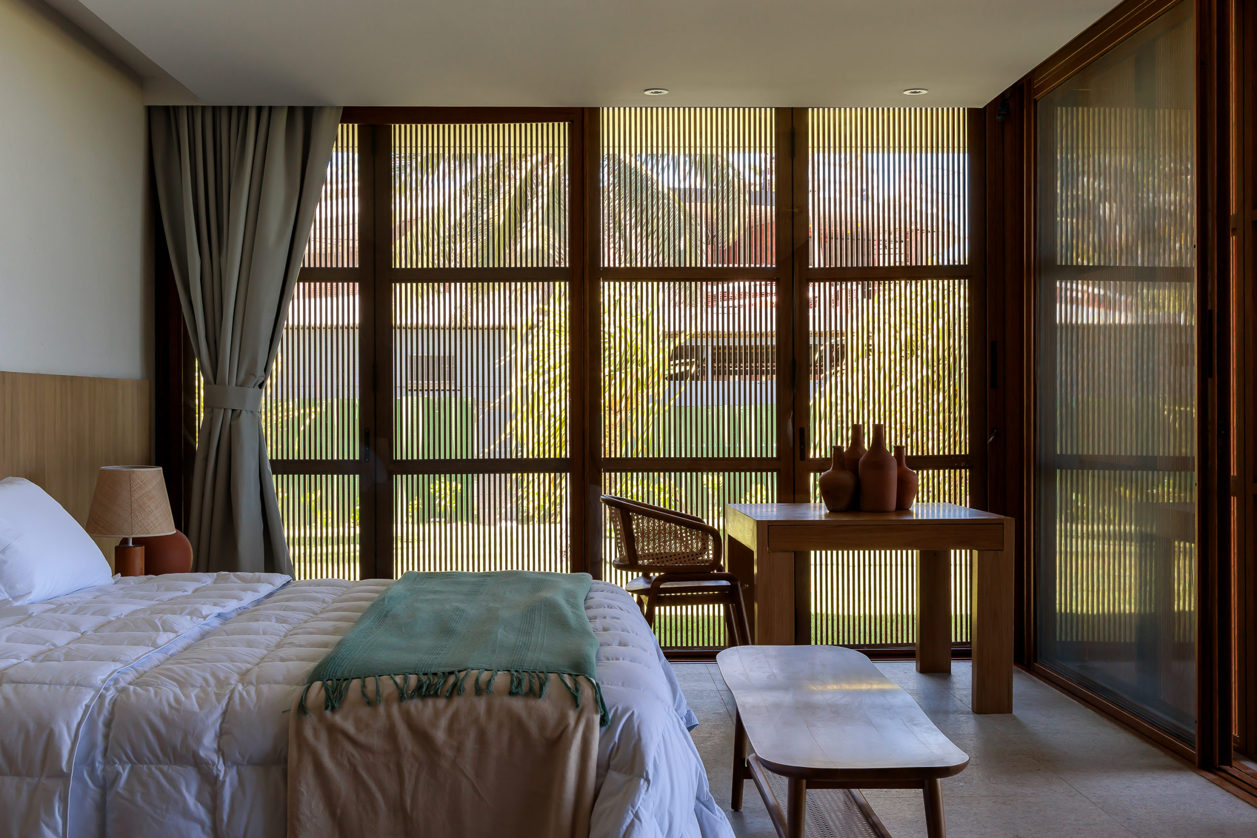 quarto de casal de casa de praia