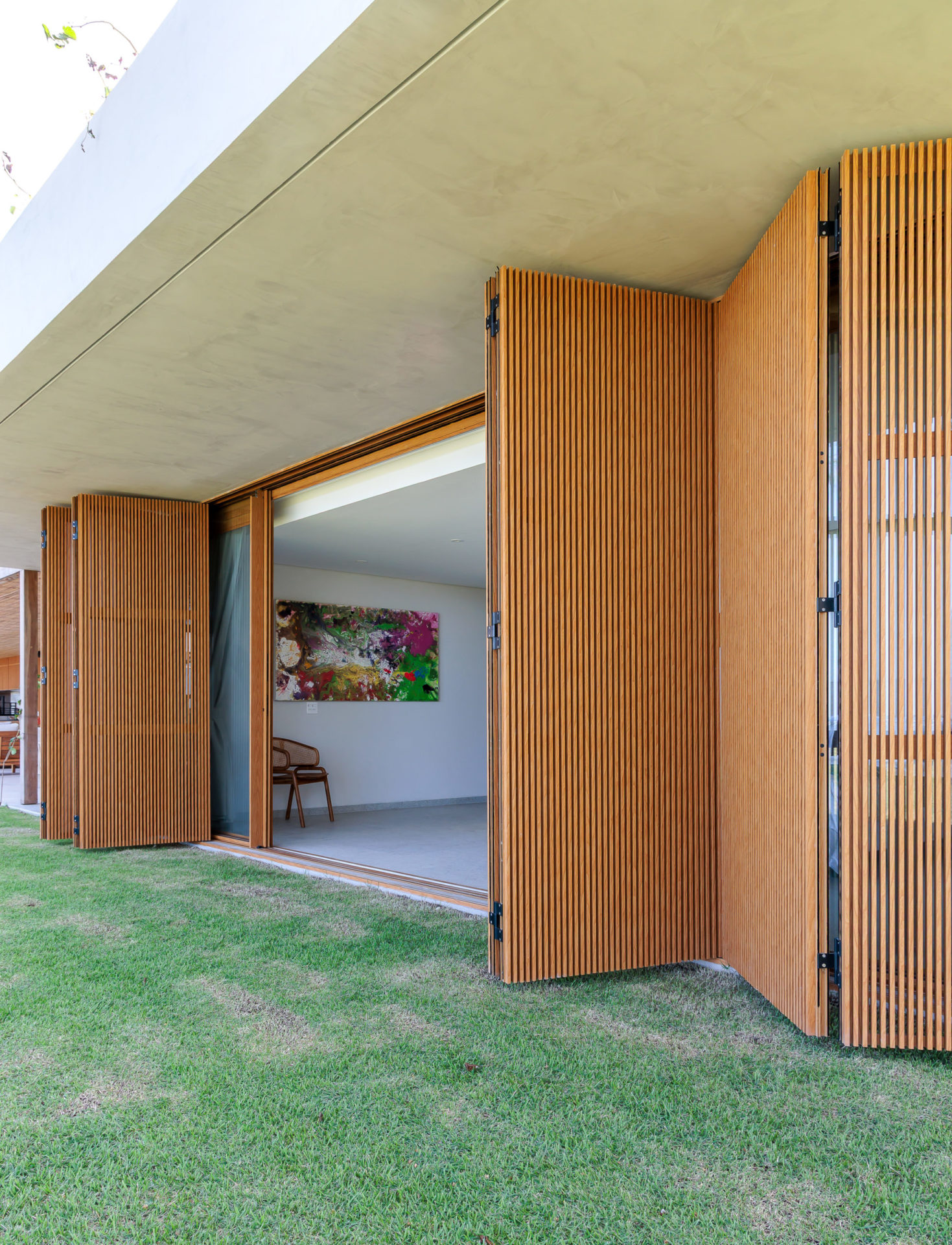 na foto casa de praia